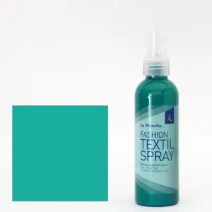 Pintura textil Verde Caribe 08 SPRAY (100 ml.), La Pajarita Ordena Ya