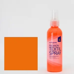 Oferta De Temporada Pintura textil Naranja Fluo 14 SPRAY (100 ml.), La Pajarita