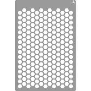 Precio Económico Stencil plantilla 14 Panal 20x30cm. La Pajarita