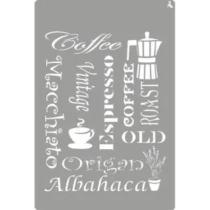 Stencil plantilla 12 Cocina 20x30cm. La Pajarita Promoción Exclusiva