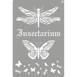 Stencil plantilla 13 Insectos 20x30cm. La Pajarita Imprescindible (Must-Have)