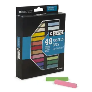 Caja pastel seco 48 colores Campus Raphael Ordenar Ahora Mismo