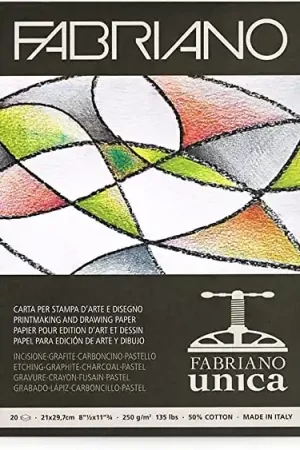 Promoción Exclusiva BLOC FABRIANO UNICA 250 GR 20 H 21x29.7 CM