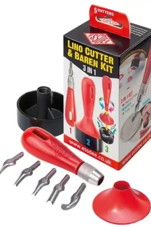 LINOGRABADO KIT MANGO, BAREN Y 5 GUBIAS ESSDEE A Buen Precio