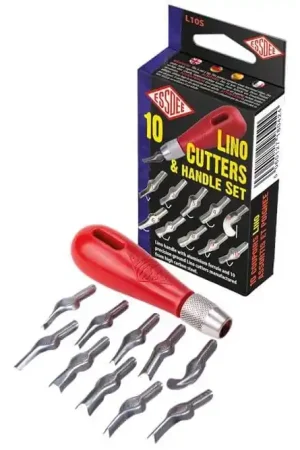 LINOGRABADO, KIT MANGO Y 10 GUBIAS ESSDEE Ordena Ya