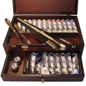 Envío Gratis Caja de madera Master acrilico Rembrandt