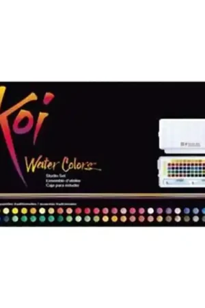 ACUARELA KOI SAKURA, CAJA 60 + 2 PINCELES AGUA Envío Inmediato