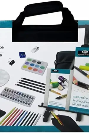 SET DE TÉCNICAS MIXTAS MIXED MEDIA TRAVEL ART SET R&L 121 PC De Moda
