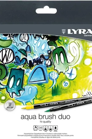 ROTULADOR LYRA AQUA BRUSH DUO SET 36 Favorito De Clientes