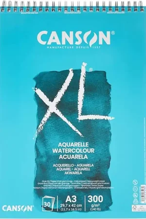 BLOC CANSON XL AQUARELLE A3 300 GR 30 H Precio De Fábrica