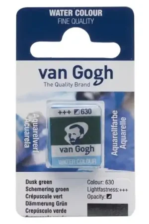 Ocasión Especial PASTILLA ACUARELA VAN GOGH Nº630 CREPÚSCULO VERDE