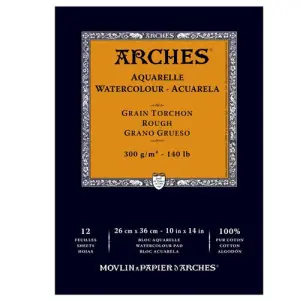 Acuarela Arches 300 gr, 14,8x21 cm, G. Grueso, bloc 12 h. Precio De Oferta