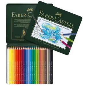 Barato Caja metal 24 lápices de color acuarelables Albrecht Dürer Faber-Castell
