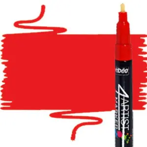 Precio De Oferta Rotulador 4Artist Pebeo al Óleo 2 mm rojo