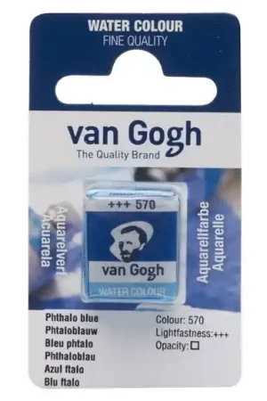 Novedad PASTILLA ACUARELA VAN GOGH Nº570 AZUL FTALO