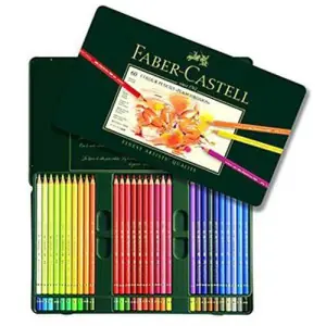 Disponible Ahora Estuche de Lápices color POLYCHROMO, Faber Castell (60 colores)