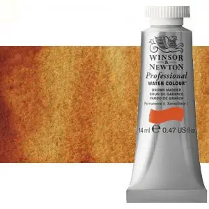 Acuarela Profesional Winsor & Newton color oro transparente (oro de quinacridona) 547 (14 ml) S3 Descuento