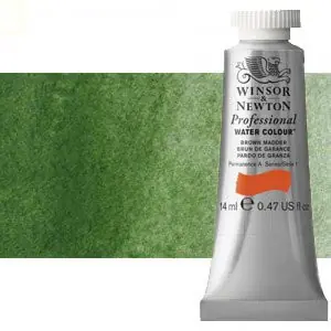 Acuarela Profesional Winsor & Newton color óxido de cromo 459 (14 ml) S3 De Moda