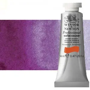 Acuarela Profesional Winsor & Newton color magenta permanente 489 (14 ml) S3 Nuevo Modelo