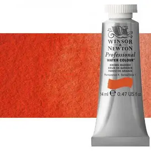 Acuarela Profesional Winsor & Newton color escarlata de cadmio 106 (14 ml) S4 Envío Exprés