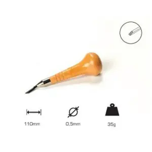 Echoppe Semi-redonda Artools, mango champiñon 57c. Pedido Al Por Mayor