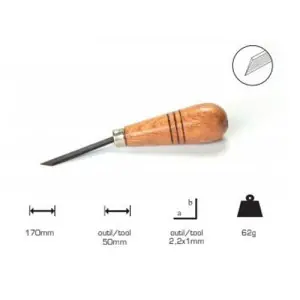 Onglette Artools con mango 03, 71. Profesional