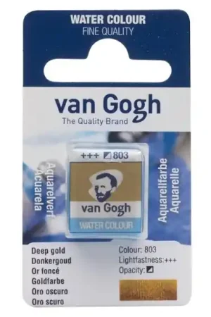 Más Vendido PASTILLA ACUARELA VAN GOGH Nº803 ORO OSCURO