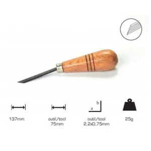 Onglette Artools con mango champiñon 73c. Solo Por Tiempo Limitado