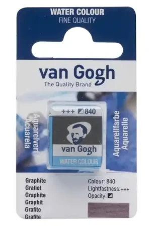 PASTILLA ACUARELA VAN GOGH Nº840 GRAFITO Hecho A Mano