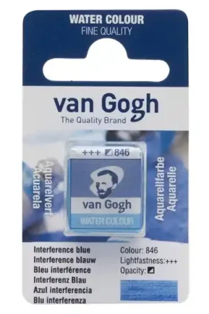 Compra Hoy PASTILLA ACUARELA VAN GOGH Nº846 AZUL INTERFERENCIA