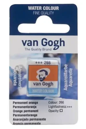PASTILLA ACUARELA VAN GOGH Nº266 ANARANJADO PERMANENTE Exclusivo