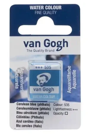PASTILLA ACUARELA VAN GOGH Nº535 AZUL CERÚLEO FTALO Comprar En Línea