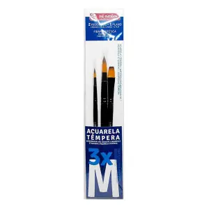 Súper Precio Set 3 Pinceles Toray Acuarela-Témpera M, Art Creation