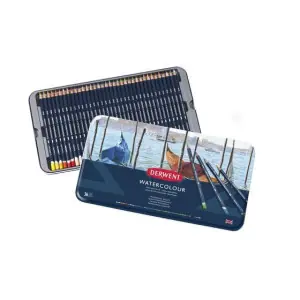 Original Estuche de 36 lápices acuarelables Derwent