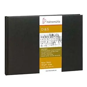 Nuevo Modelo Libro de Bosquejo D&S tapa negra, 140gr, A3 P, 80 h