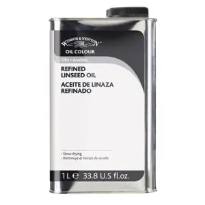 Entrega Rápida Aceite de linaza refinado Winsor & Newton (1L) **