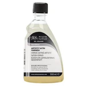 Barniz satinado Winsor & Newton (500ml.) Hecho A Mano