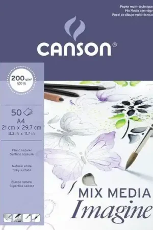 BLOC CANSON IMAGINE A4 200 GR 50 H Pago Seguro