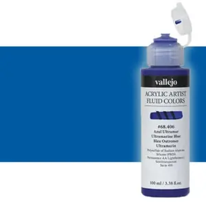 Mejor Precio Acrílico Fluido Vallejo 404, azul ftalocianina, 100 ml. *