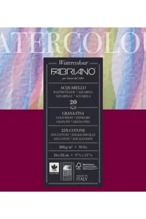 BLOC FABRIANO WATERCOLOUR 200 GR G.F. 36x48 CM Compra Hoy