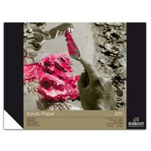 Profesional Bloc Acrílico Rembrandt 400 gr, 24x32, 10 hojas, grano medio