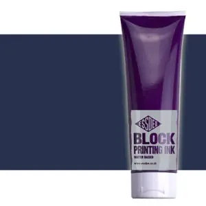 Nuevo Modelo Tinta Linograbado Azul de Prusia Essdee, tubo 300 ml.