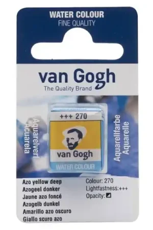 PASTILLA ACUARELA VAN GOGH Nº270 AMARILLO AZO OSCURO Moderno