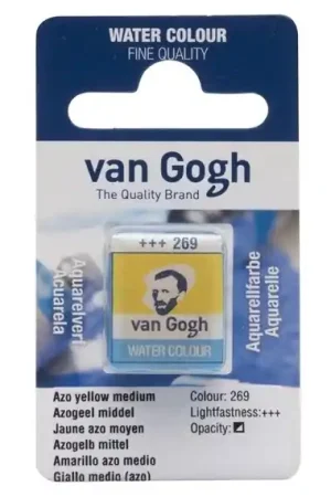No Te Lo Pierdas PASTILLA ACUARELA VAN GOGH Nº269 AMARILLO AZO MEDIO