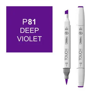 Rotulador alcohol TOUCH TWIN Deep Violet n. P81 Precio De Fábrica