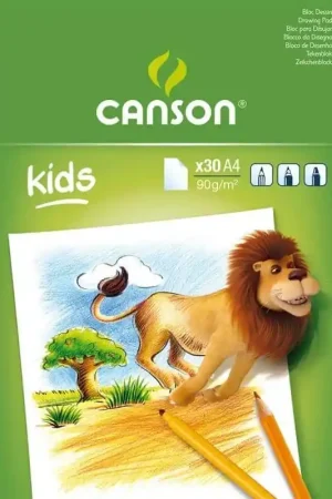 BLOC CANSON KIDS DIBUJO A4 90 GR 30 HOJAS Garantía De Devolución De Dinero