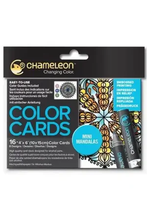 COLOR CARDS MINI MANDALAS CHAMELEON Envío Exprés