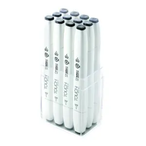 TOUCH TWIN 12 brush marker set colores gris frio Garantía De Devolución De Dinero