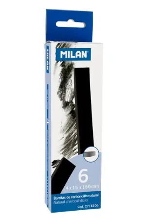 CARBONCILLO NATURAL 15x4 MM MILÁN Mayoreo