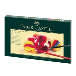 Garantía Incluida Estuche 20 Polychromos + 4 lápices 9000 Faber Castell